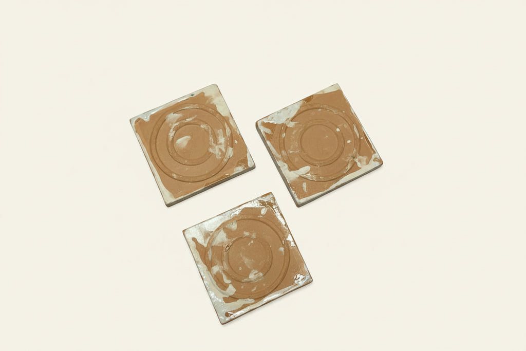 the backside of the tiles