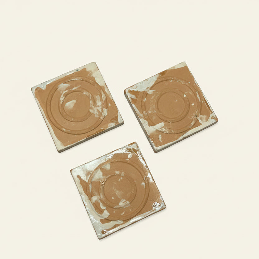 the backside of the tiles