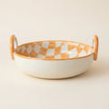Checkered Orange Bowl