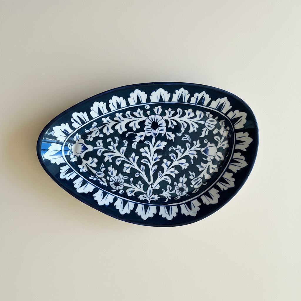 Teal Serving Platter