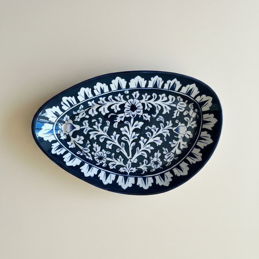 Teal Serving Platter