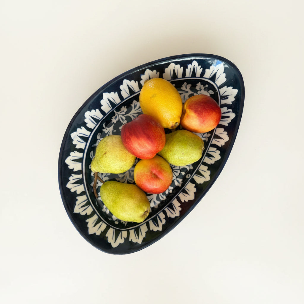Teal Serving Platter