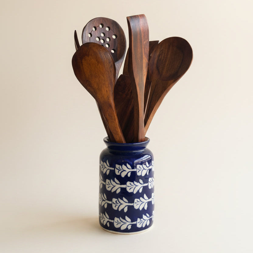 Wooden Utensils - Set of Seven