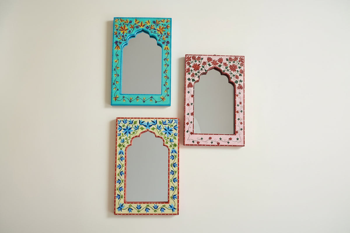 Handpainted Arch Mirror
