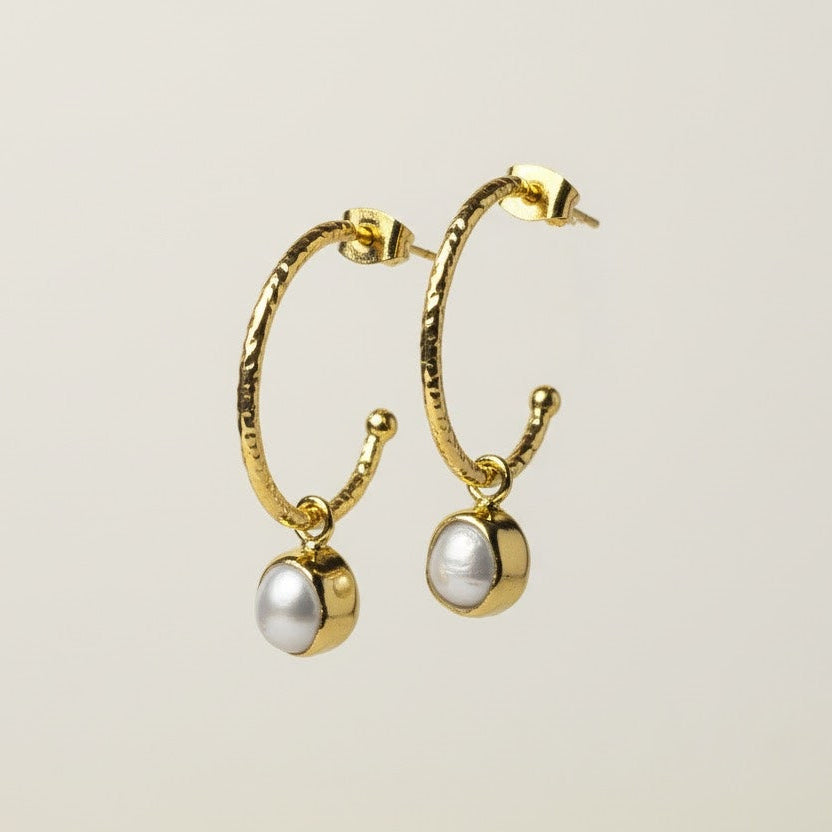 Pearl Hoops