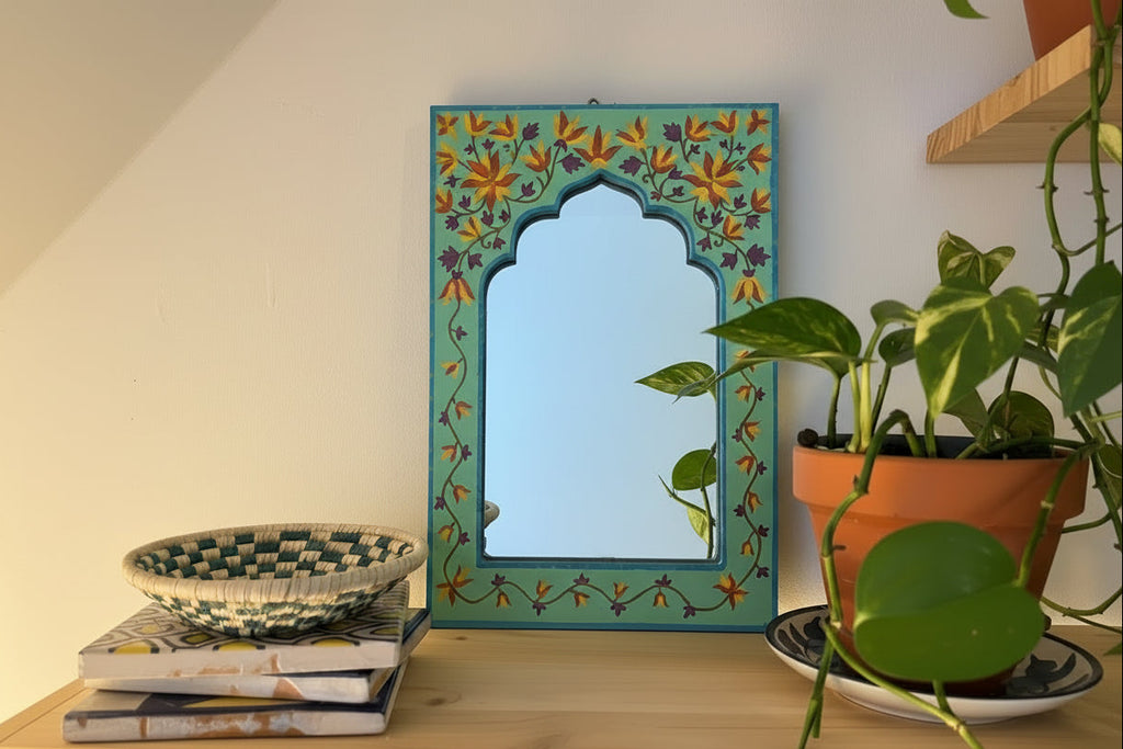 Handpainted Arch Mirror